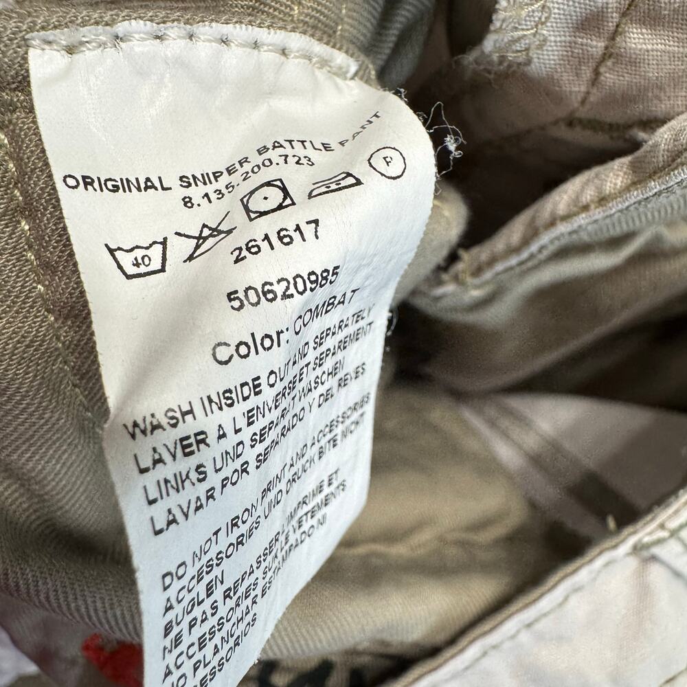 G star Sniper Battle Cargo pant Combat Camo Multi Pockets Military Sz 33 - Picture 15 of 16